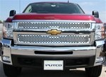 07-08 Chevy Silverado (LD and HD) Punch Stainless Steel Grille by Putco