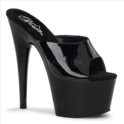 Inexpensive Stripper Shoe Black Patent Leather
