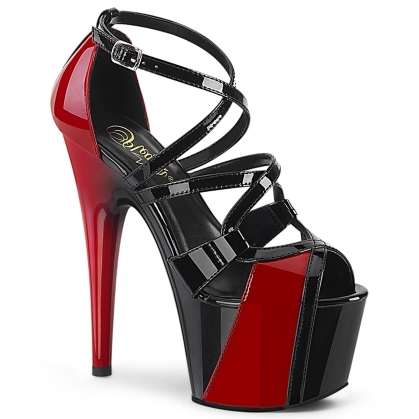 adore 764 black red patent black red