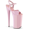 10inch heel baby pink patent baby pink