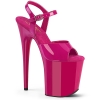 8inch heel hot pink patent hot pink