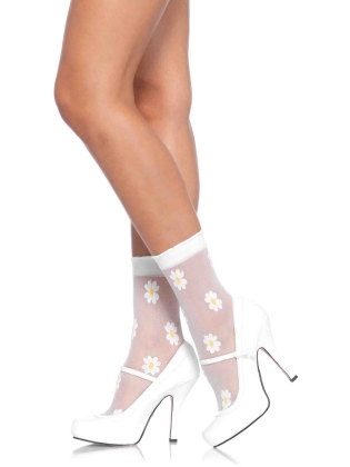 Stockings Spandex Woven Anklets