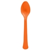 Orange Heavy Weight Spoons  - 20 Count