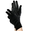Short Black Gloves - Women's