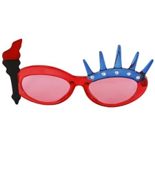 LIBERTY SUNGLASSES BLUE AND RED