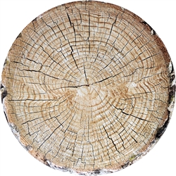 Cut Timber 15 Inch Platter