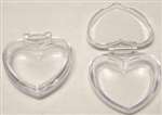 CLEAR HINGED HEART FAVOR 2 PACK