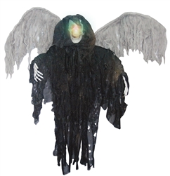 Hanging Blacked Winged Reaper - Lights Up