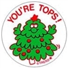 You're Tops Pine Scent Retro Style Scratch N Sniff Stickers