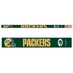 Green Bay Packers Pencils - 6 Pack