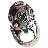 Divers Gifts & Collectables Mark V Diving Helmet (Tinned/Brass) Bottle Opener