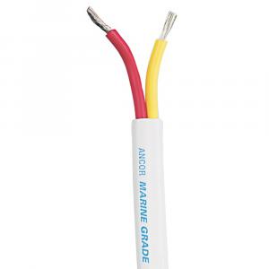 Ancor Safety Duplex Cable - 6/2 AWG - Red/Yellow - Flat - 100' [123710]