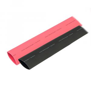 Ancor Heat Shrink Tubing 1&quot; x 3&quot; - Black  Red Combo [307602]