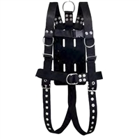 IST Commercial Diving Bell Harness w/ Rubber Back Plate, Roller Buckles & Crotch Straps ADCI Approved
