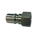 Eaton Hansen ML2K16 ISO-B Interchange Hydraulic 1/4" Male Stainless Steel Quick Disconnect Fitting