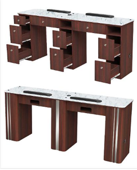 AYC Avon I Double Manicure Table - JAT-NTBL-611711-KIT