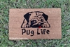 Pug Life Custom Doormat by Killer Doormats