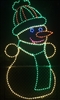 Snowman with Scarf and Hat