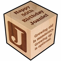 Birthday Gift Personalized Block