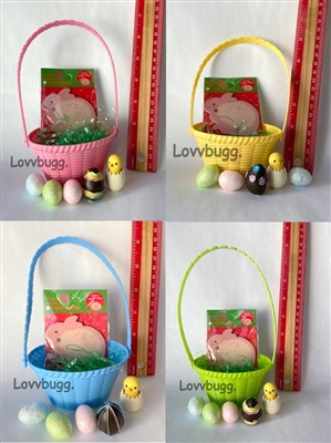 Plastic Easter Basket with Treats
