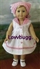 Check It Out Dress and Scarf for American Girl 18 inch and Baby Doll Clothes