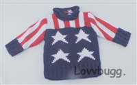 USA Stars and Stripes Sweater
