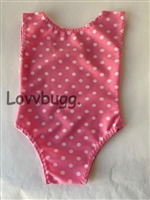 Pink with Dots Swimsuit Leotard