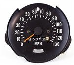 1970 - 1974 Camaro Dash Instrument Cluster Speedometer Gauge, 130 MPH Original GM Used