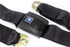 1967 - 1969 Camaro Rear Standard Seat Belt with Blue and Silver Starburst Push Button, Each