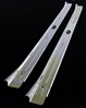 1967 - 1969 Camaro Door Jamb Step Sill Plates, Body by Fisher, Chrome, Pair