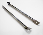 1970 - 1981 Camaro Polished Stainless Steel Fender to Core Support Bar Braces