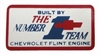 1967 - 1970 Camaro Valve Cover Decal, Small Block Built By the Number 1 Team Flint Michigan