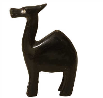 3" Hand-Carved Genuine Horn Camel Bead