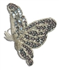 Flying Butterfly Beaded Sequined Sew-On Applique