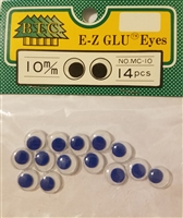 Pack of Blue 10mm Round Wiggle Googly Eyes