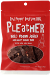 Pleather - Bold Vegan Jerky - Red Pepper Bourbon BBQ