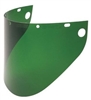 Fibre-Metal 4199DGN High Performance Faceshield Window - 9-3/4" x 19" Green Extended View