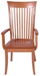 Maple Lancaster Dining Room Chair, With Arms