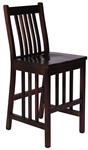 Cherry Mission Dining Room Barstool, Without Arms