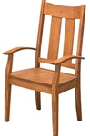 Maple Montrose Dining Room Chair, With Arms