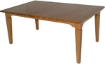 100" x 46" Hickory Harvest Dining Room Table