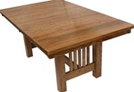 60" x 32" Hickory Mission Dining Room Table