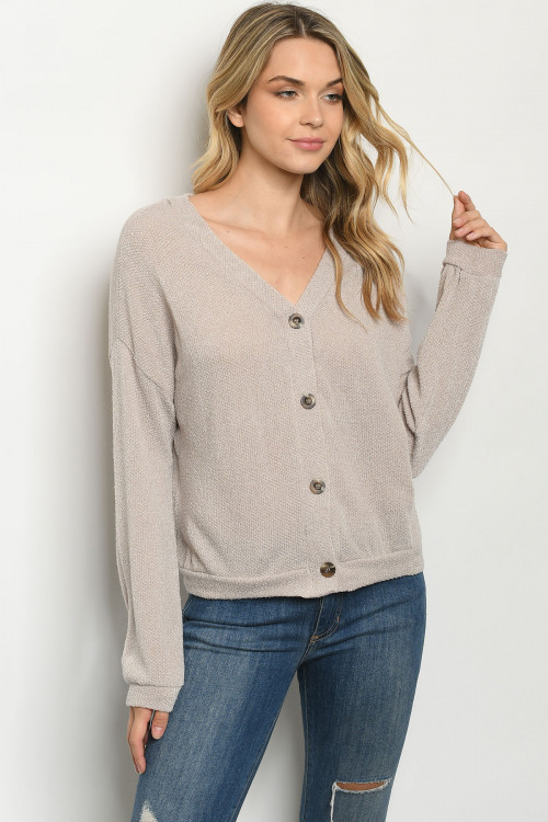 S22-5-3-T8356 TAUPE SWEATER 2-2-2