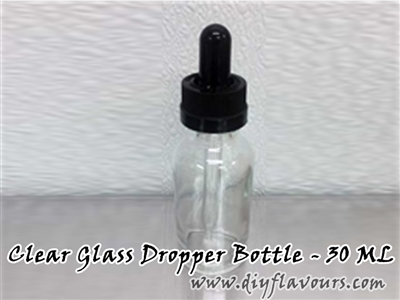 30 ml Clear glass bottle