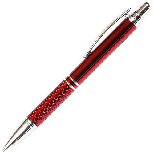 A201 Series Promotional Click Activated Pencil with a Red aluminum body - Lanier Pens