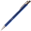 B202 Series Promotional Click Activated Ball Point Pen and Stylus with a Blue aluminum body - Lanier Pens