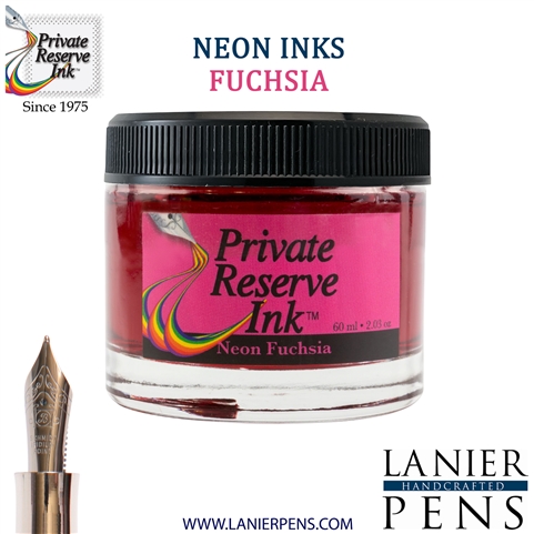 Private Reserve Ink Bottle 60ml - Neon Fuschia (PR17060)