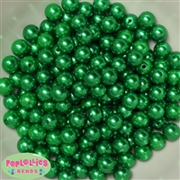 10mm Green Acrylic Faux Pearl Beads 475pc