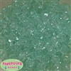 12mm Clear Mint Faceted Acrylic Bubblegum Beads