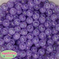 12mm Purple Crackle Beads sold in packages of 50 beads